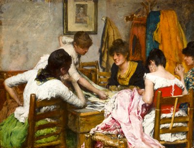 The New Dress by Charles Frederic Ulrich